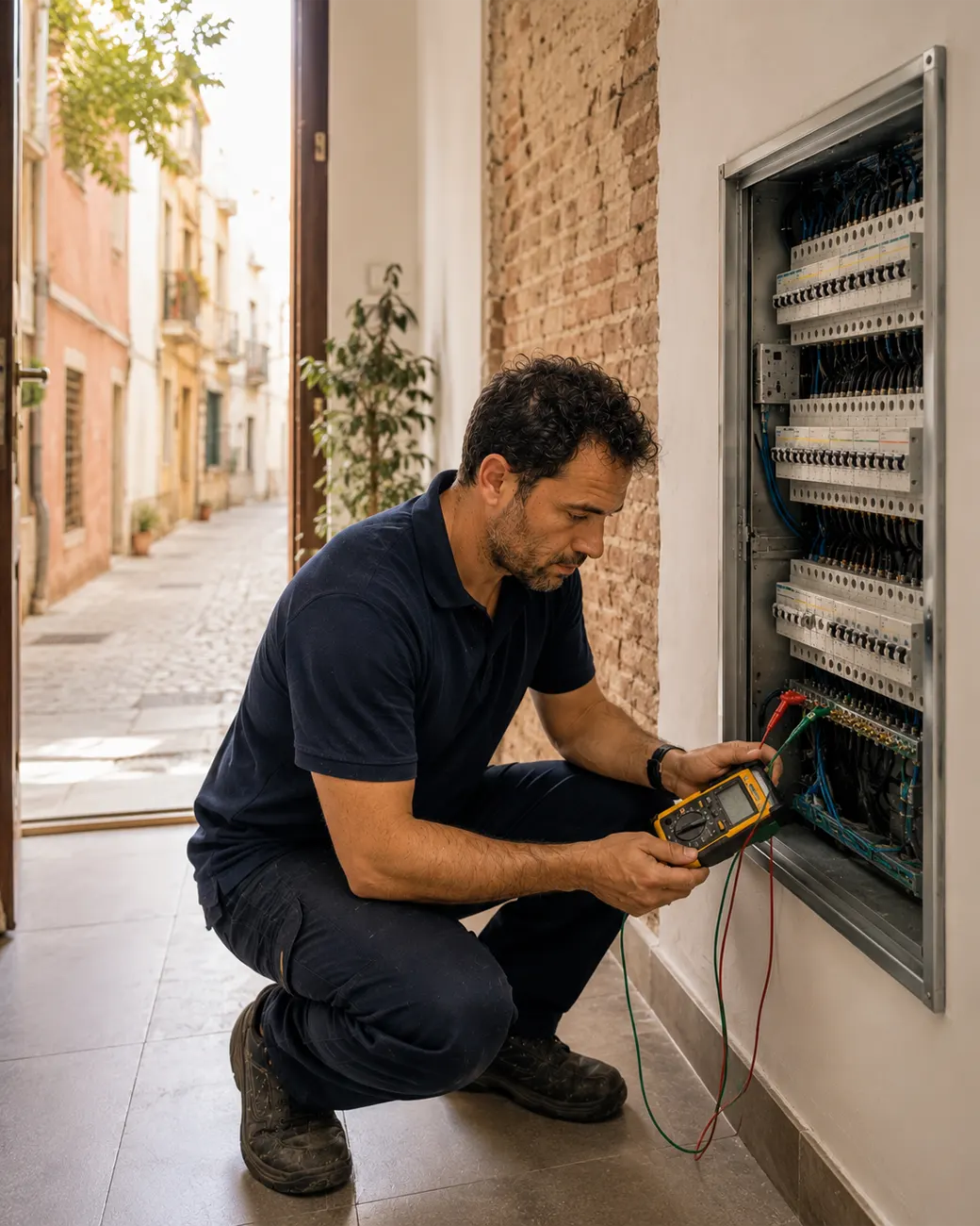 Instalador de toma de tierra en Gràcia, Barcelona