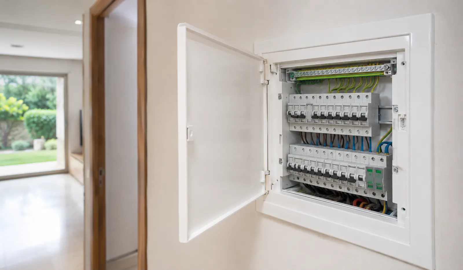 Cuadro eléctrico nuevo con circuitos organizados en Sant Cugat del Vallès