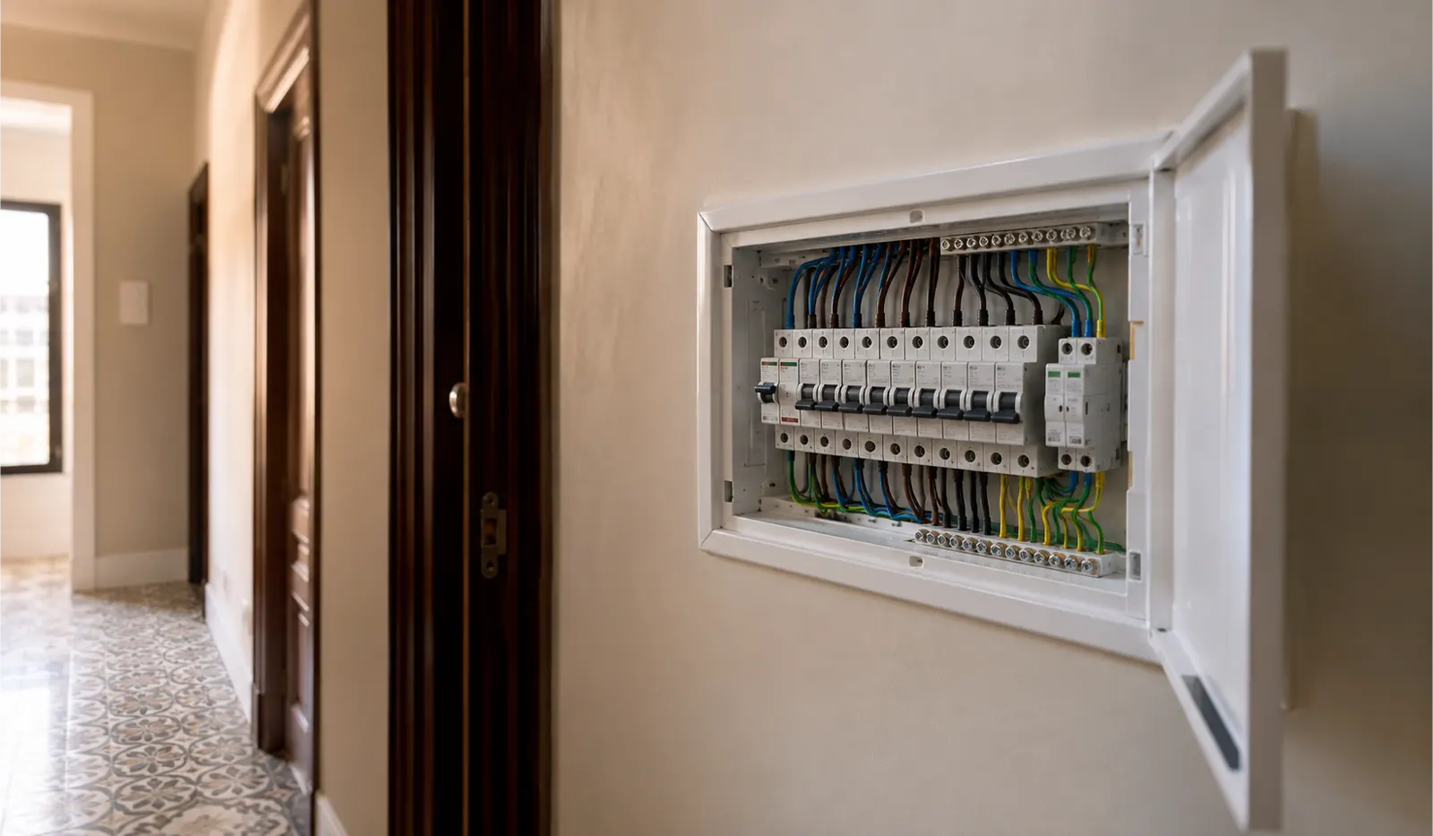 Cuadro eléctrico nuevo con protecciones instalado en Terrassa